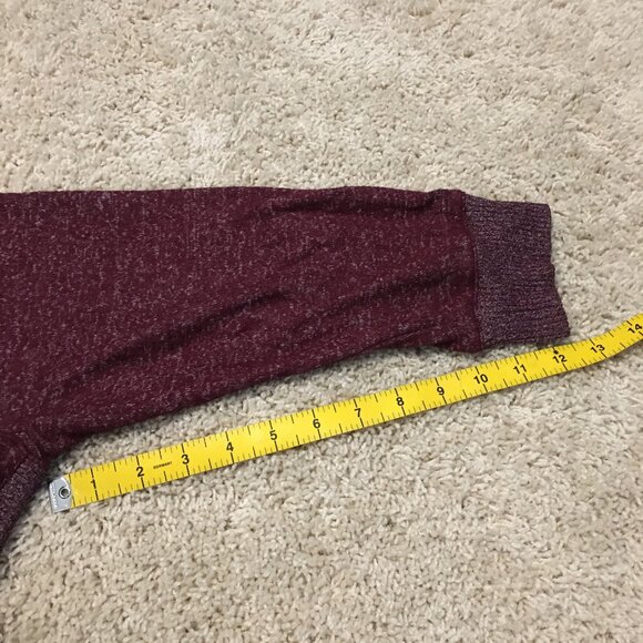Y2K Ricki's Marled Maroon Pullover Knit Sweater Top - Picture 14 of 14